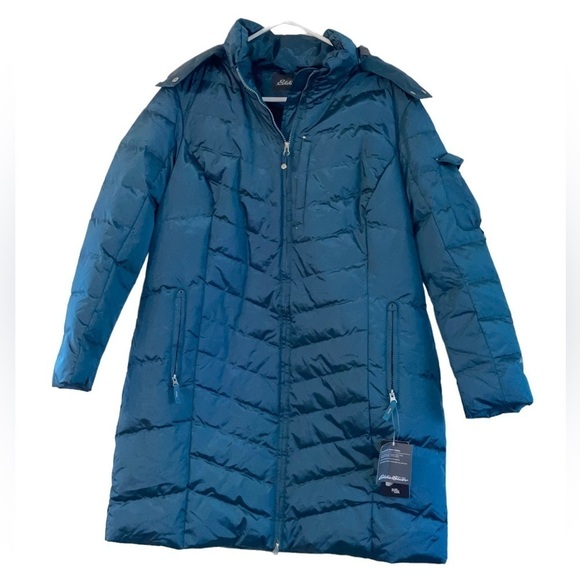 NWT Eddie Bauer Sun Valley Down Parka. Size 1X. 650 full premium down. - Picture 4 of 14